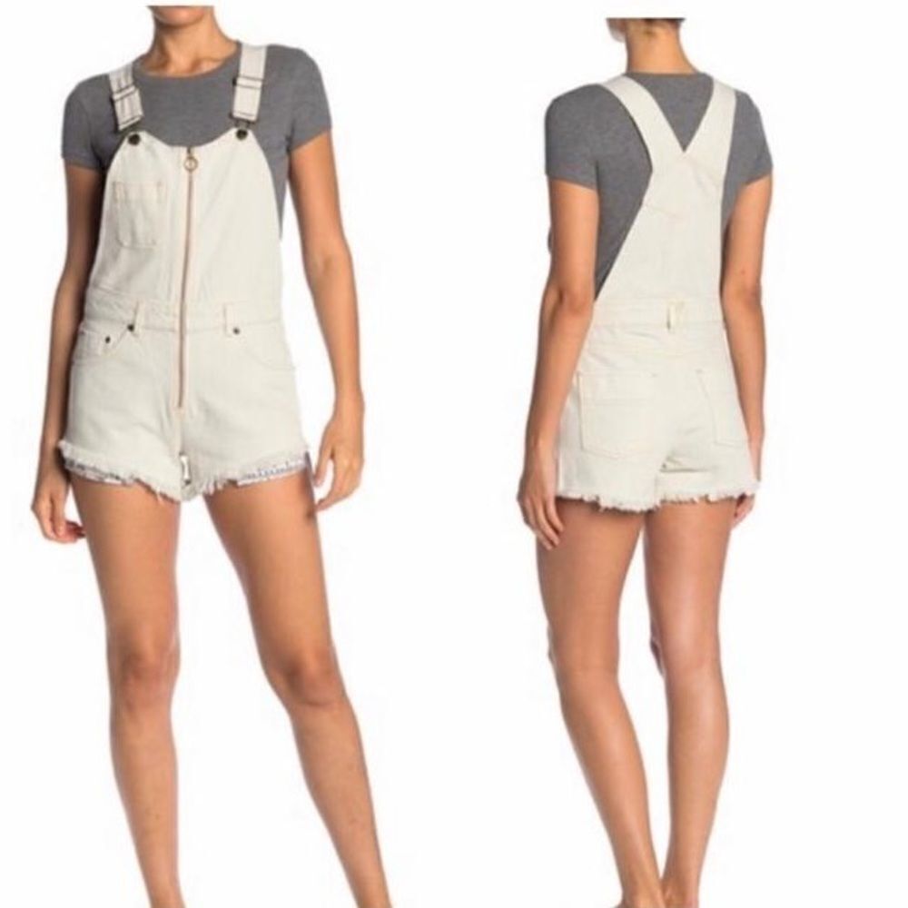 β¨Β WhiteβSunkissedβDenimβOverallsβRomper/Jumpsuitβ¨